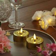 LED Maxi Teelichter Kunststoff