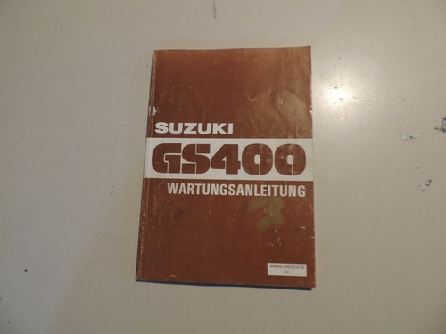 Werkstatt hand buch suzuki - suzuki, gs