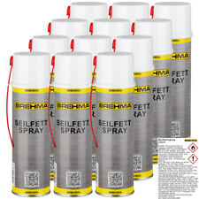 12x BREHMA Seilfett Zahnradfett Drahtseilfett Spray Ketten Hohlraumversiegelung