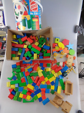 Konvolut Holzspielzeug Bausteine Bauklötze etc. ca. 150 Teile (6751)