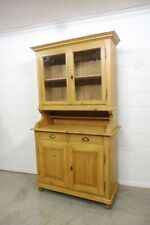 Antiker Buffetschrank Küchenschrank Schrank Vitrine aus Weichholz Biedermeier