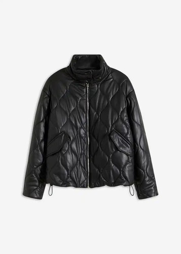 Steppjacke aus lederimitat - aus, gr