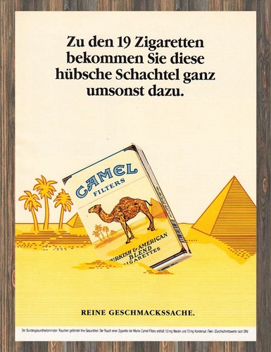 Camel zigaretten reklame - zigaretten,