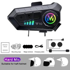 Motorrad Helm Bluetooth Headset Kopfhörer Sprechanlage wasserfest Y10