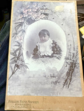 antikes altes Baby Foto auf