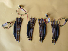 Fleischmann N 2x 22261 Elektrische Weiche links und 2x 22263 rechts