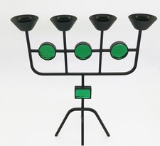 Ystad Metall Sweden Gunnar Ander +Erik Hoglund Vintage 4er Kerzenhalter H.32,5cm