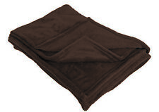 Kuscheldecke Braun 270 GSM, Reisedecke, Kuscheldecke, Wohndecke, Sofadecke