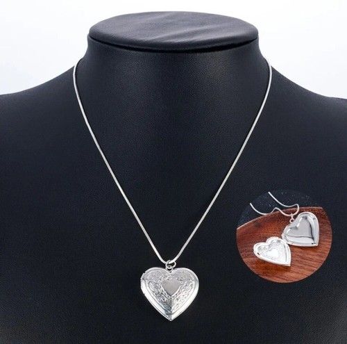 Silber herz medaillon für - pl,