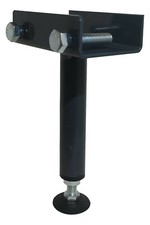 Großer verstellbarer Universal Mittelschiene Stützfuß/Füße für Holzbetten GRAU