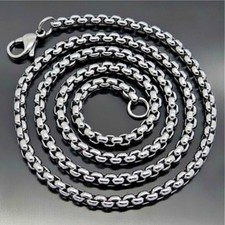 19CM - 100CM HALSKETTE SILBER