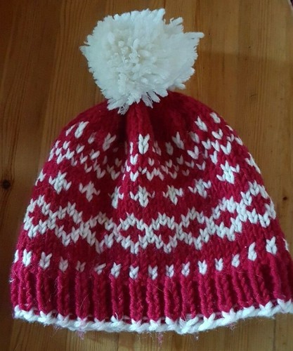 Strickmütze norwegermuster - strickmütze,