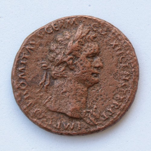 Domitian virtus reverse - as,