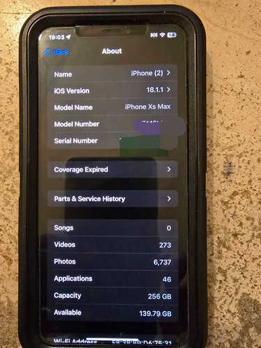 Apple iphone max 256 - max, gb