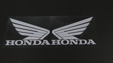 Honda Flügel Emblemset weiss