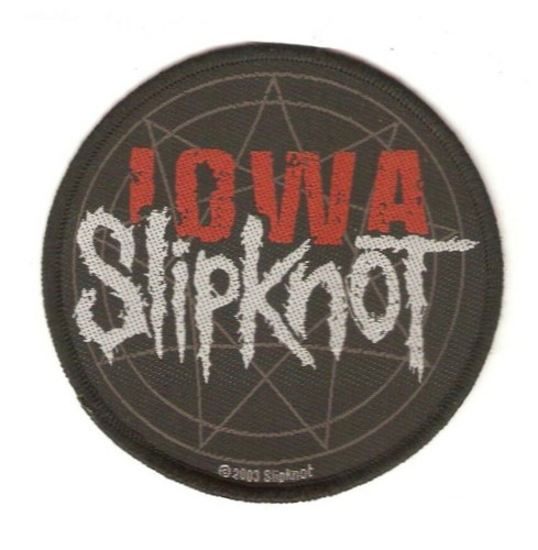 Slipknot iowa patch - iowa, <->