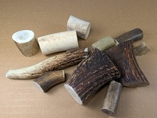 200g Rothirschgeweih Stücke - Geweihe Hirsch - Stangen, Gehörn, Krone Zuschnitt