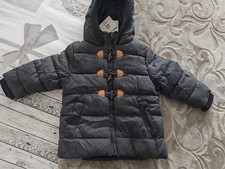 Neu Baby Jungen dicke Warme Winter Jacke Gr 74 Antrazit Ernstings Family