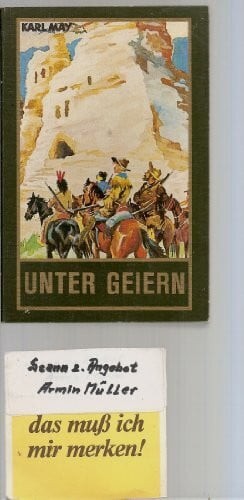 Karl may unter geiern - geiern, buch