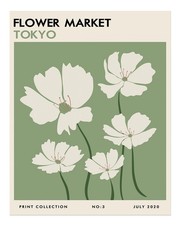 Tokyo Blumenmarkt Wandkunst