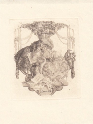 Exlibris bookplate - exlibris,