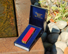 Maruman IC 505 Feuerzeug rot refurbished OVP lighter briquet accendino vintage