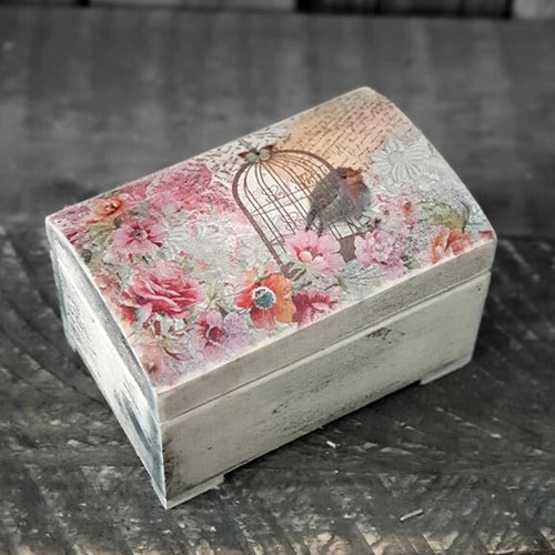 Vintage schatulle shabby kiste - vintage,