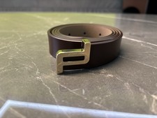 Porsche Design Gürtel Gold Braun