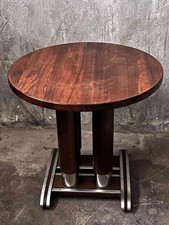 Café Tisch Runder Tisch aus der Brasserie am Gendarmenmarkt – Art Déco Vintage