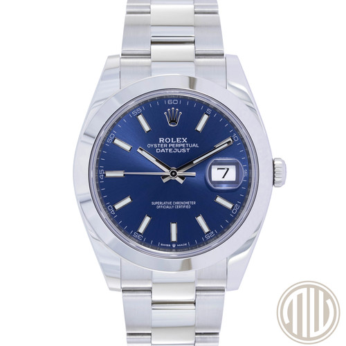 Rolex datejust blue - dial, |