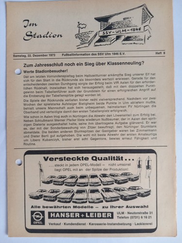 Fussball programm amateurliga - fussball,