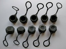 1 Verschlussmutter mit Haltelasche für Propangasflaschen, Verschlussschraube