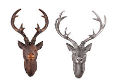 Hirschgeweih 10 Ender - diverse Größen/Farben - Hirschkopf Wand Deko Jagd Geweih