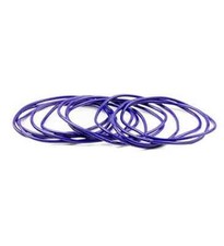 Blaue gummi armreifen - blaue,