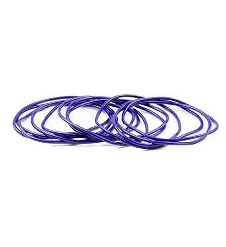 Blaue gummi armreifen - blaue,