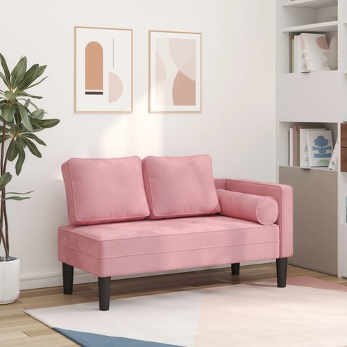 Vidaxl chaiselongue mit - chaiselongue, kissen