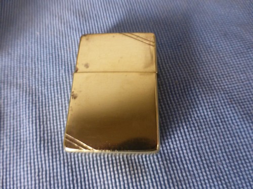 Zippo solid brass pat 2032695 - solid,