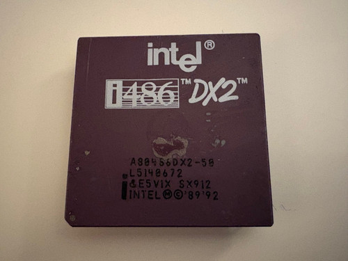 Vintage intel 486 dx2 2x25 - 486,