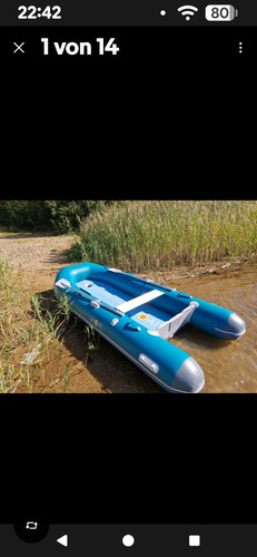 Schlauchboot mit motor 8ps - schlauchboot,