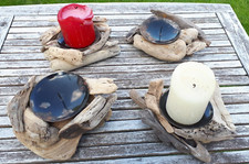 Treibholz kerzen leuchter - ,