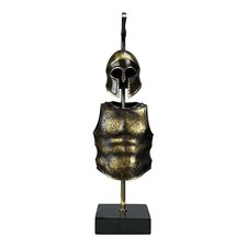 Greek Armor Helmet Sculpture