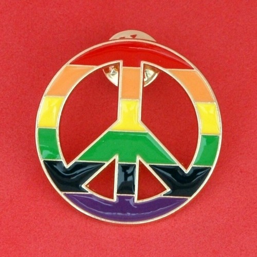 Peace pin lgbtq - pin,