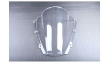 Klar Windschild + Carbon Grau