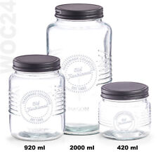 Vorratsglas Vorratsdose Vorratsgläser Vorratsgefäß Vorratsbehälter Schwarz OFX