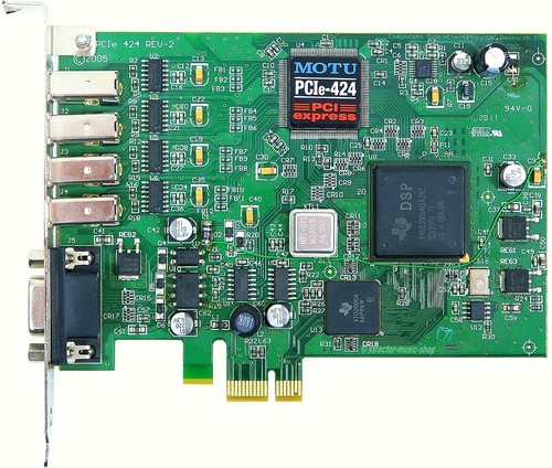 Motu pcie 424 pci express - motu, pcie-424