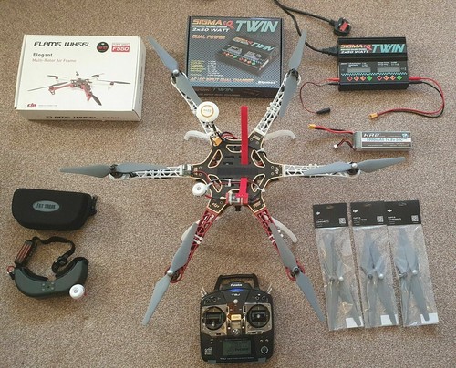 Dji f550 hexacopter futaba t8j - f550,