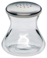 WMF Wagenfeld Edition Salzstreuer Nachfüllbar Klein Cromargan Edelstahl Glas