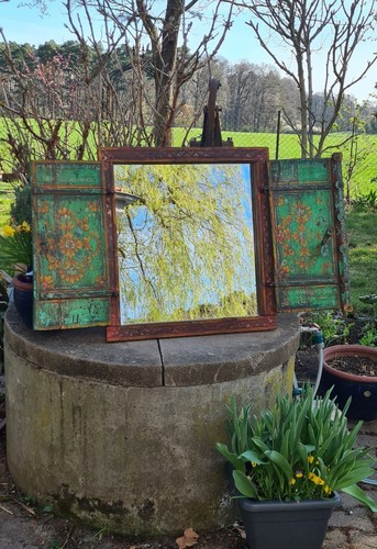 Altes fenster mit - altes,