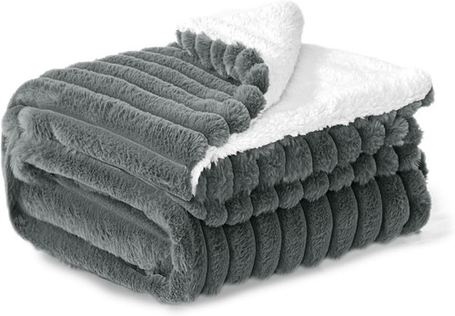 Kuscheldecke sherpa flanell - sherpa,
