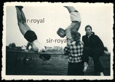Outdoor Handstand on Bar -